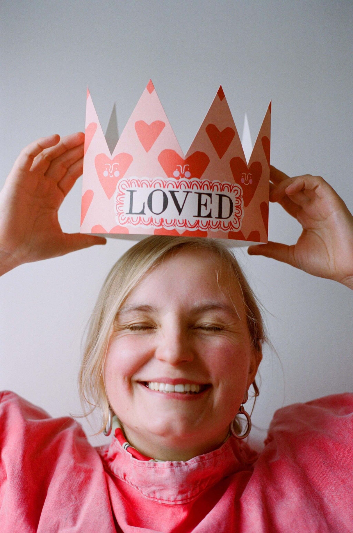 Hadley - Loved Party Hat Card