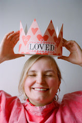 Hadley - Loved Party Hat Card