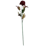 Large Pink Ball Dahlia Artificial Flower Stem – 70cm Faux Floral Stem