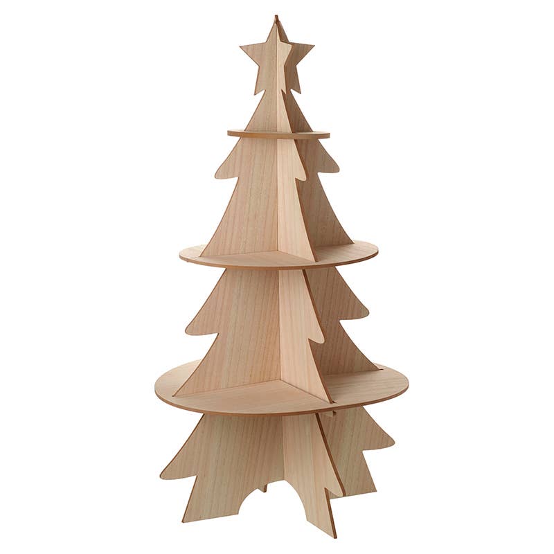 Heaven Sends - WOODEN XMAS TREE DISPLAY UNIT
