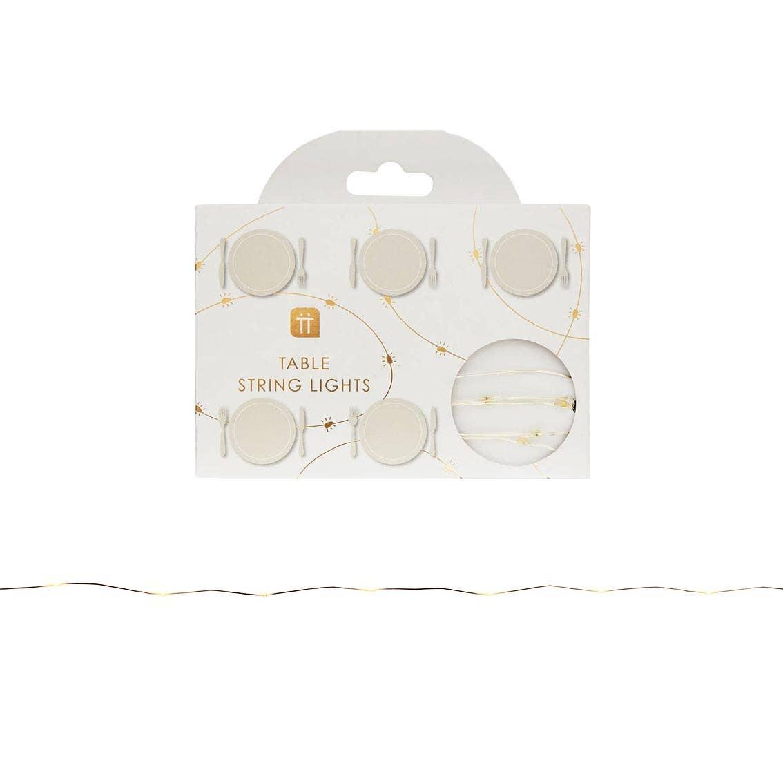 Talking Tables UK - Gold LED String Lights - 3m