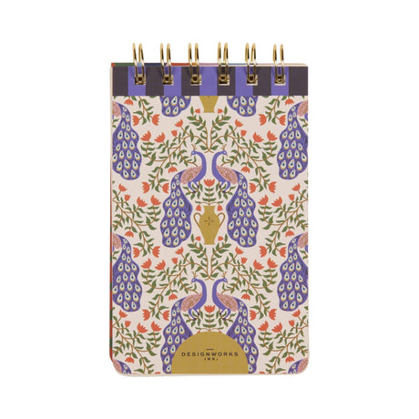 Peacock Twin Wire Notepad