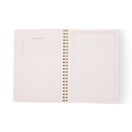 A4 Twin Wire Notebook - Green Vine