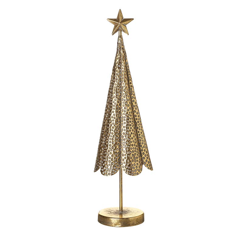 Heaven Sends - TALL GOLD DIMPLE TREE WITH STAR