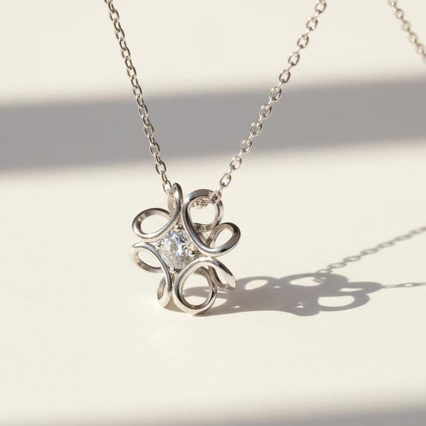 CARALI / MYC Paris - Daffodil Pendants - Silver and Crystal