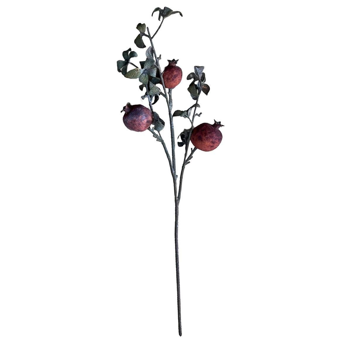 75cm Artificial Pomegranate Stem