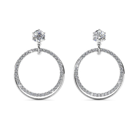 CARALI / MYC Paris - Ariel Earrings - Silver and Crystal