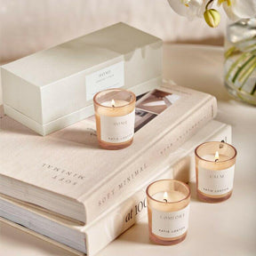 Trio Votive Set 'Home'.