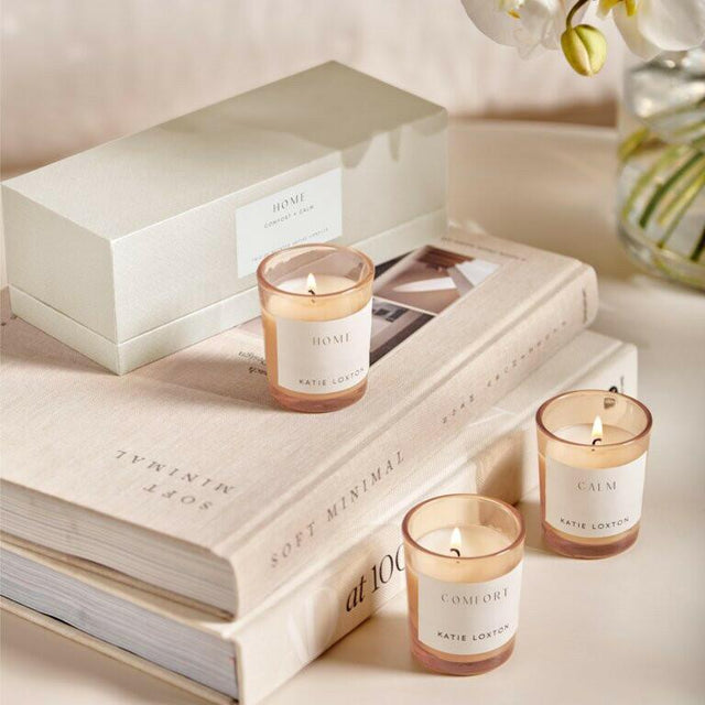 Trio Votive Set 'Home'.