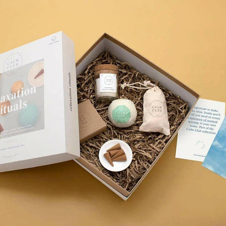 Calm Club Relaxation Rituals Gift Set.