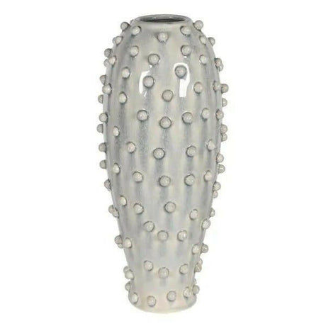 Tall Grey Bobble Vase.