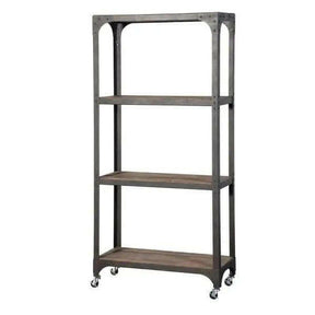 Industrial Style 3 Tier Shelf on Wheels.