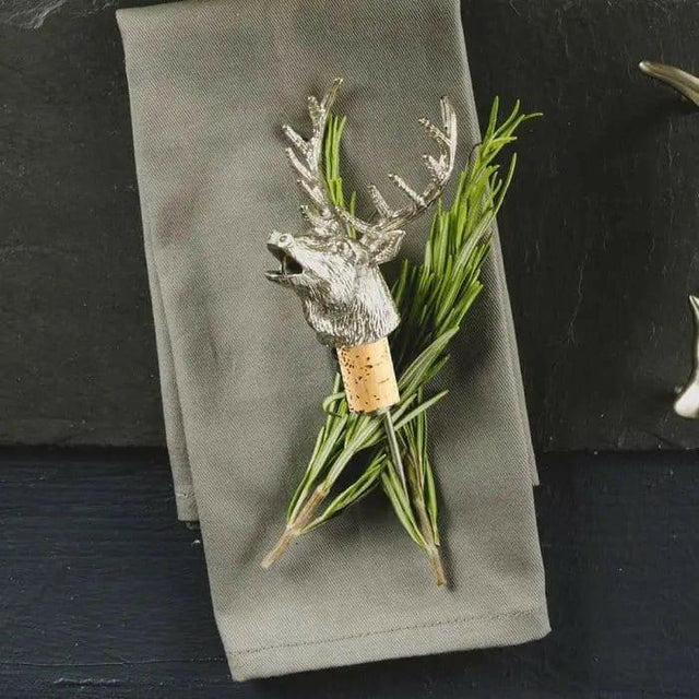 Just Slate Stag Bottle Pourer.
