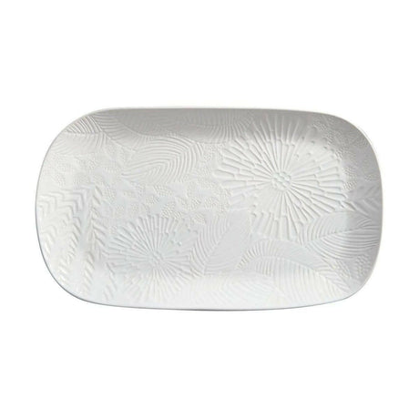 Maxwell & Williams Panama 39cm Oblong White Platter.