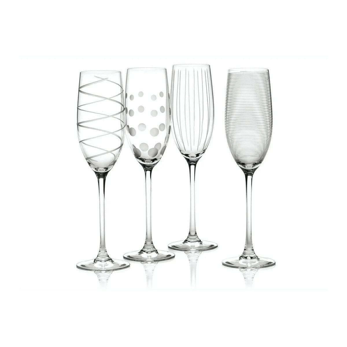 Mikasa Cheers Champagne Flute Glasses.