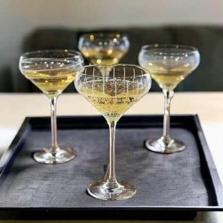 Mikasa Cheers Champagne Saucers.
