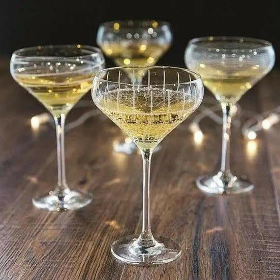 Mikasa Cheers Champagne Saucers.