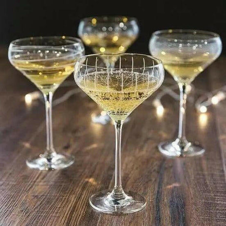 Mikasa Cheers Champagne Saucers.