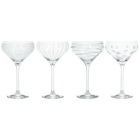 Mikasa Cheers Champagne Saucers.