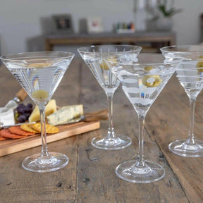 Mikasa Cheers Martini Glasses.
