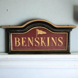 Original Vintage Benskins Advertising Sign.
