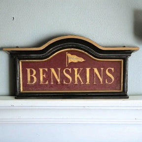 Original Vintage Benskins Advertising Sign.