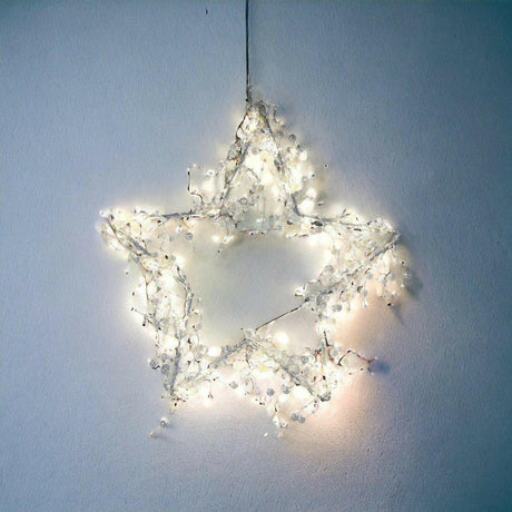 Pearl Encrusted Light Up Star.