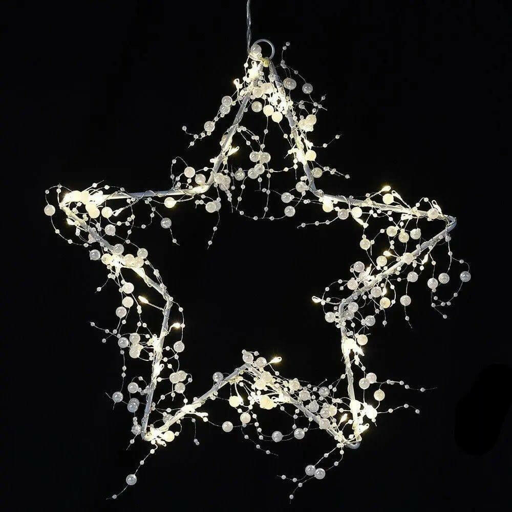 Pearl Encrusted Light Up Star.