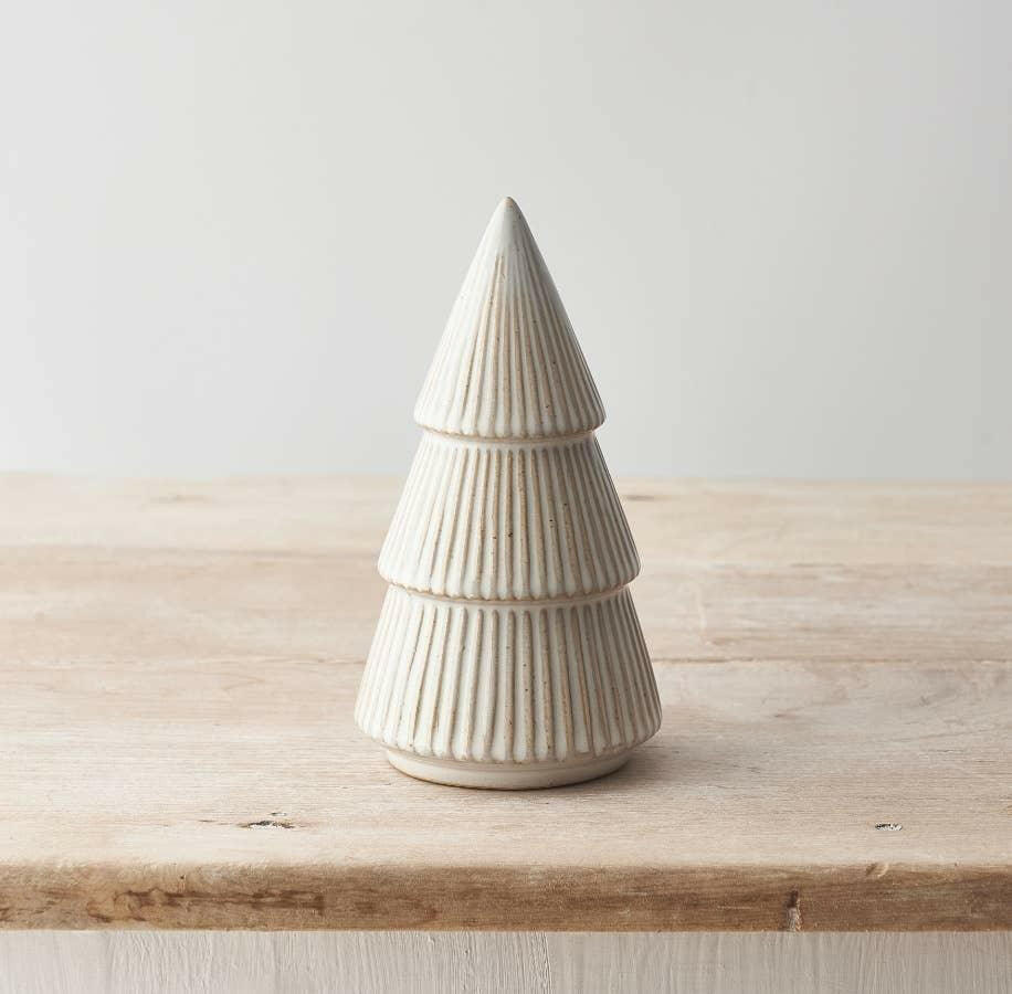Stripe Natural Tree Ornament 15.5cm.
