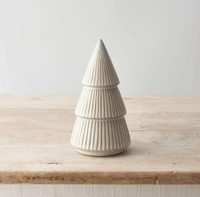 Stripe Natural Tree Ornament 15.5cm.